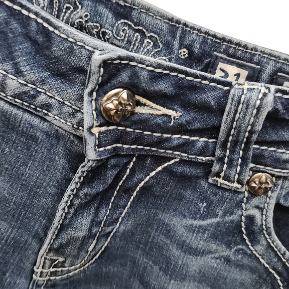 Miss Me Like a Prayer Boot Cut Jeans JP5046312 Size 31 - Picture 6 of 10